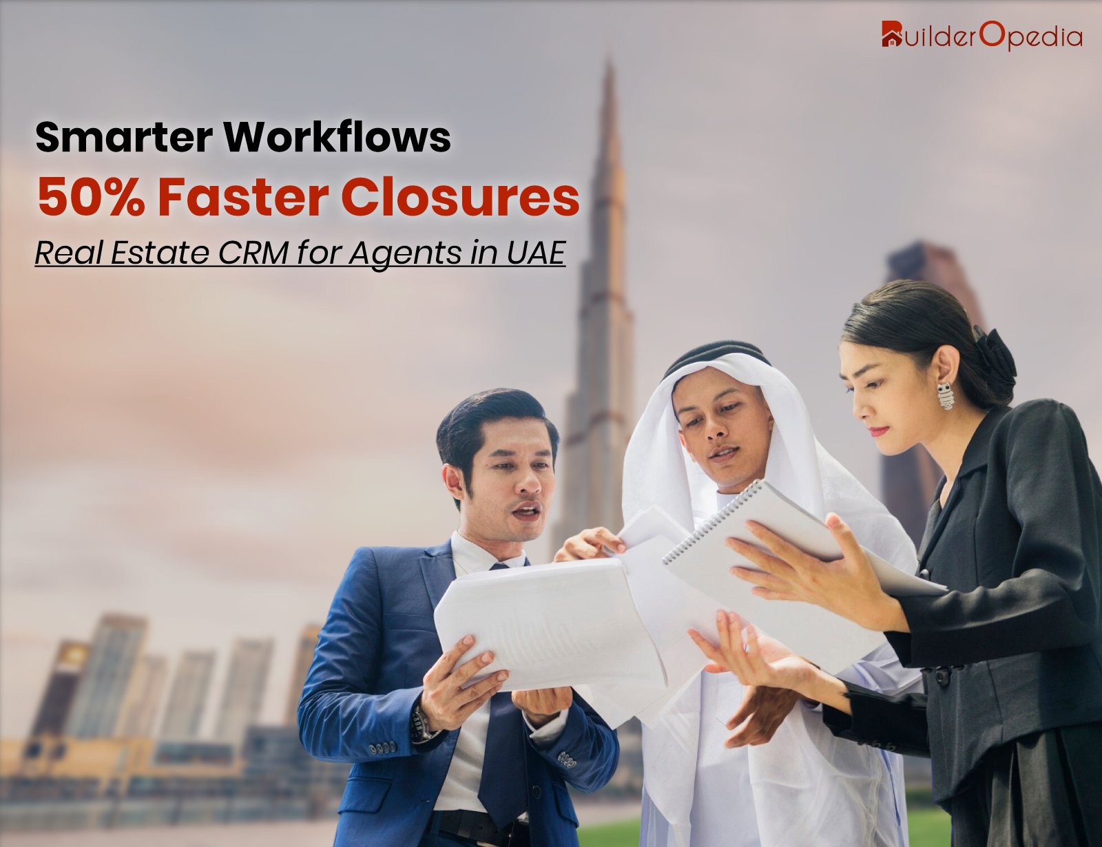 real estate crm for agents in UAE - BuilderOpedia