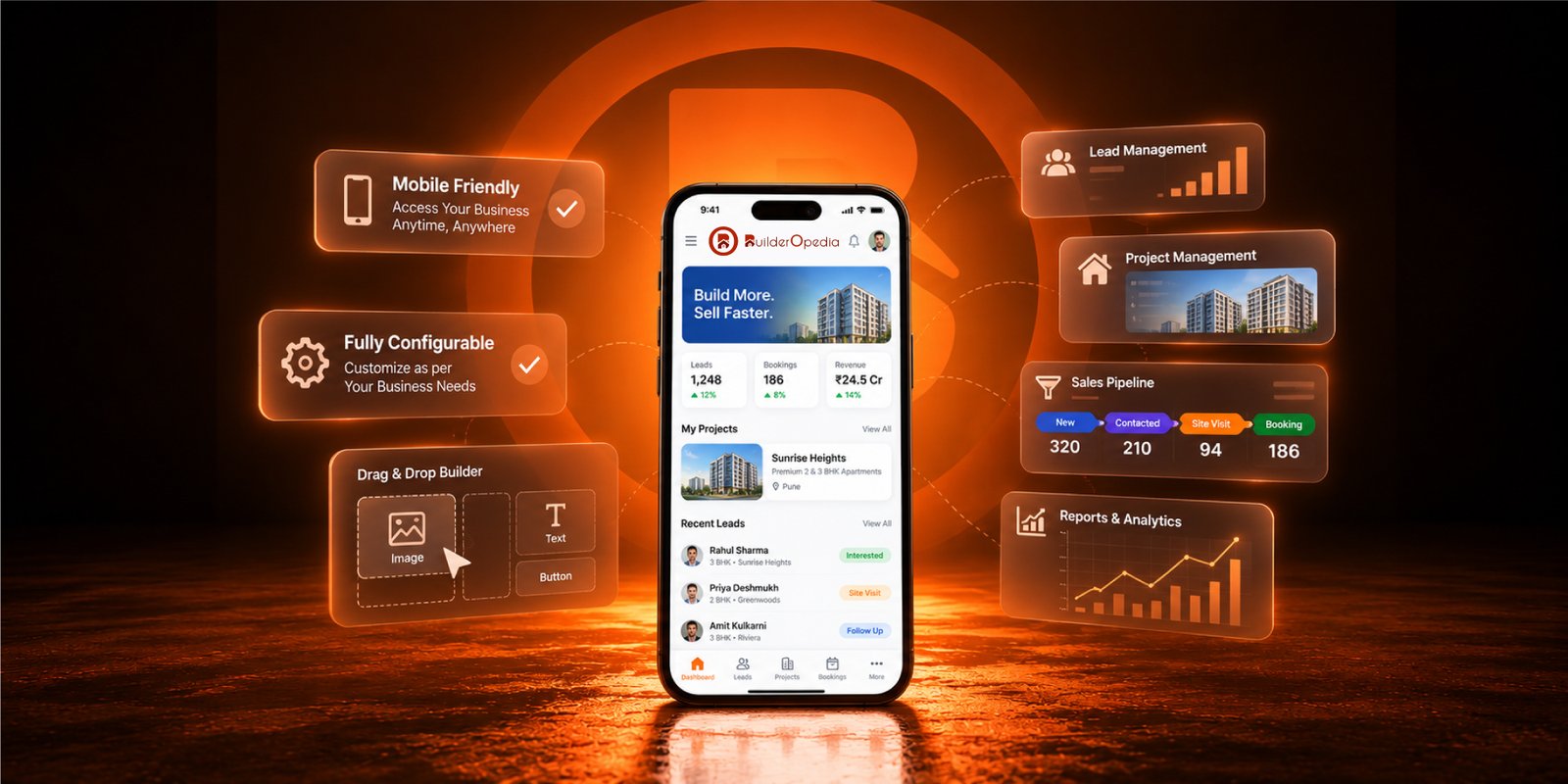 CRM for Real Estate Pune - BuilderOpedia