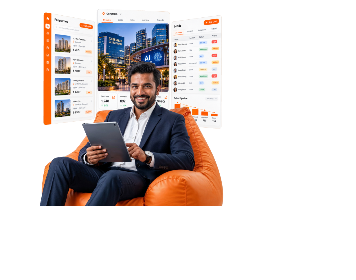 Real Estate CRM for Gurugram - builderOpedia